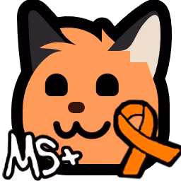 Picture of neofox diagnosed with multiple sclerosis.